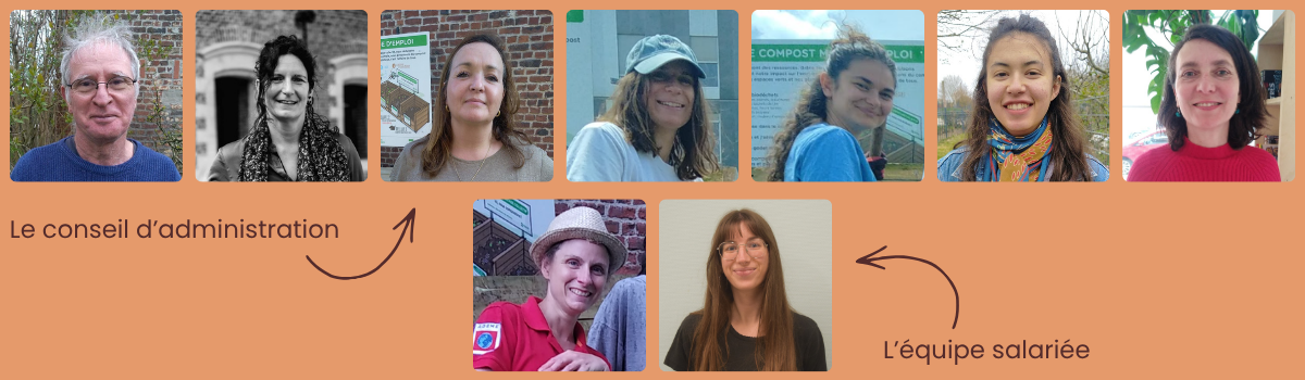 Équipe, bénévoles et référents de La Maison du Jardin